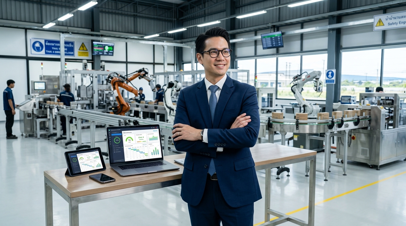Smart Industrial Manufacturing ERP Platform by YoelRobotics