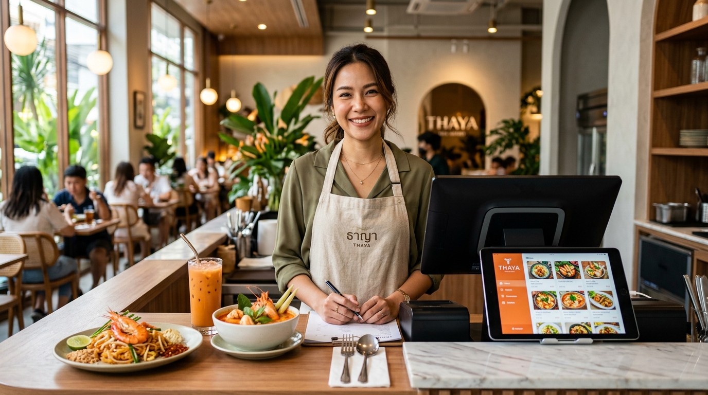 ระบบ ERP ร้านอาหารและคาเฟ่ในไทย YoelRobotics